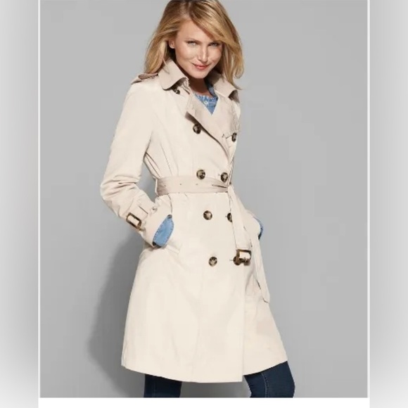 London Fog Jackets & Blazers - London Fog | Trench Coat, Water Repellent, Small, Classic, Timeless, Neutral